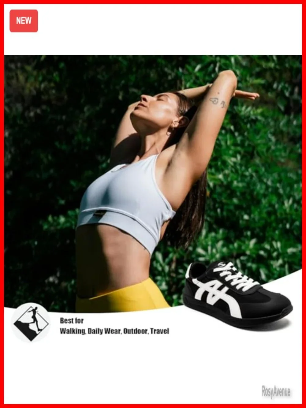 Wide Toe Box Barefoot Sneakers Lightweight Casual Walking Shoes